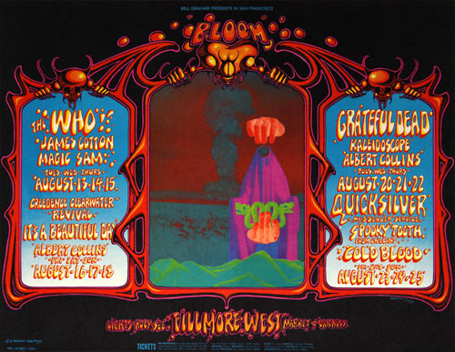 The Fillmore West  August 25, 1968