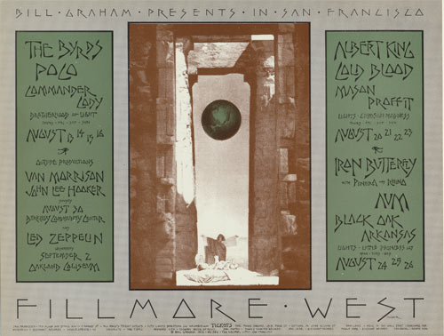 The Fillmore West  August 16, 1970
