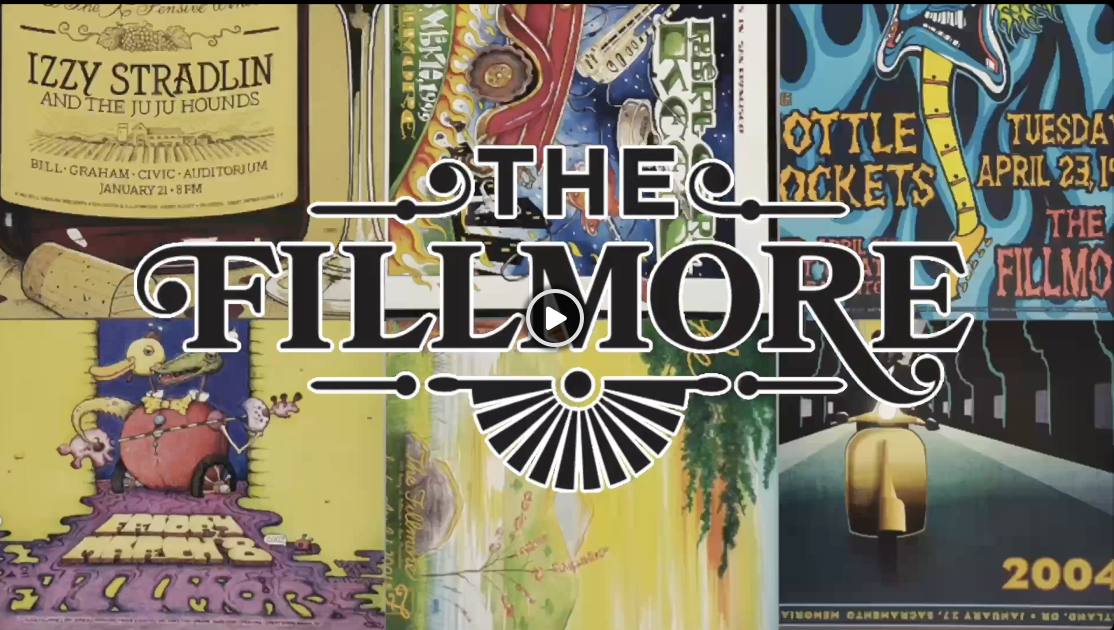 The Fillmore - opening card for video about the Fillmore in San francisco